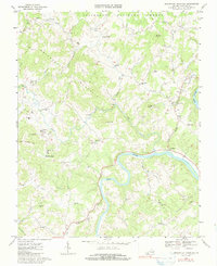 Brierpatch Mountain 1967 topographic map preview