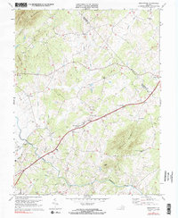 Brightwood 1971 topographic map thumbnail
