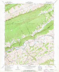 Broadford 1958 topographic map thumbnail