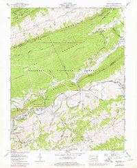 Broadford 1958 topographic map thumbnail