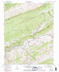 Broadford 1958 topographic map thumbnail
