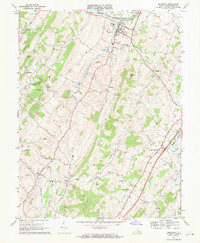 Broadway 1967 topographic map preview