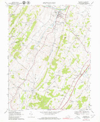 Broadway 1967 topographic map thumbnail