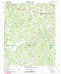 Brosville 1965 topographic map thumbnail