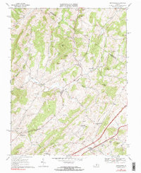 Brownsburg 1967 topographic map thumbnail