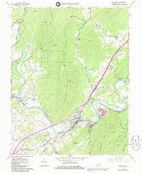 Buchanan 1961 topographic map thumbnail