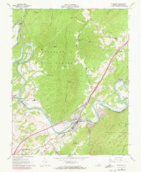 Buchanan 1961 topographic map thumbnail