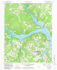 Buffalo Springs 1968 topographic map thumbnail