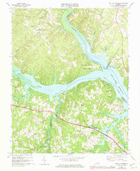 Buffalo Springs 1968 topographic map thumbnail