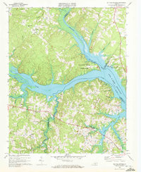 Buffalo Springs 1968 topographic map thumbnail