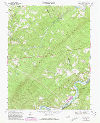 Buffalo Ridge 1969 topographic map thumbnail