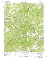 Buffalo Ridge 1969 topographic map thumbnail