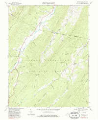 Burnsville 1969 topographic map thumbnail