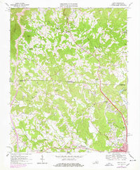 Cana 1968 topographic map thumbnail