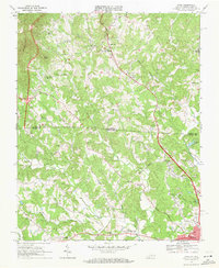 Cana 1968 topographic map thumbnail