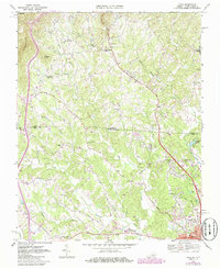 Cana 1968 topographic map thumbnail