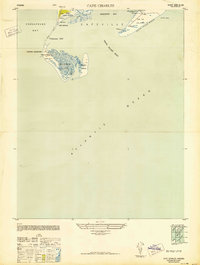 Cape Charles 1948 topographic map thumbnail