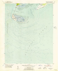 Cape Charles 1955 topographic map thumbnail