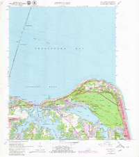 Cape Henry 1964 topographic map thumbnail