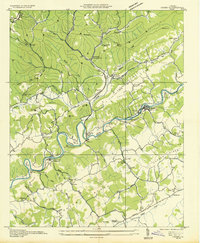Carbo 1934 topographic map thumbnail
