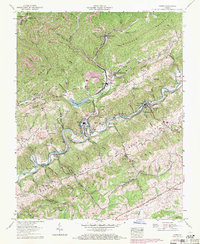 Carbo 1958 topographic map thumbnail