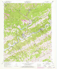 Carbo 1958 topographic map thumbnail