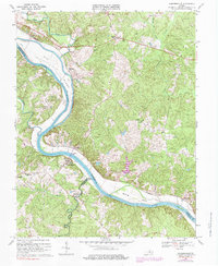 Cartersville 1969 topographic map thumbnail