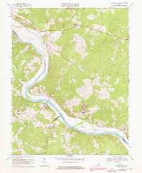 Cartersville 1969 topographic map thumbnail
