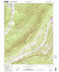 Catawba 1963 topographic map preview