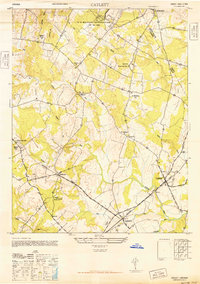 Catlett 1946 topographic map thumbnail