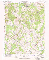 Catlett 1966 topographic map thumbnail