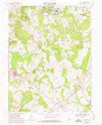 Catlett 1966 topographic map thumbnail
