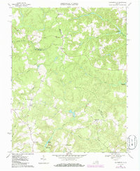 Cauthornville 1968 topographic map thumbnail