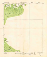 Cedar Springs 1935 topographic map thumbnail