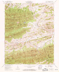Cedar Springs 1959 topographic map thumbnail