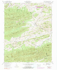 Cedar Springs 1959 topographic map thumbnail