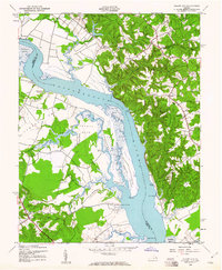 Champlain 1943 topographic map thumbnail