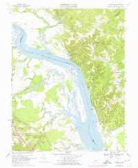 Champlain 1968 topographic map thumbnail