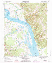 Champlain 1968 topographic map thumbnail