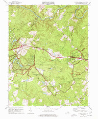 Chancellorsville 1973 topographic map thumbnail