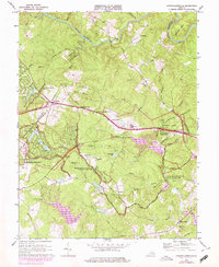 Chancellorsville 1973 topographic map thumbnail