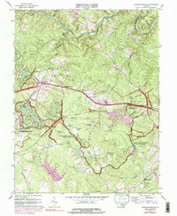 Chancellorsville 1973 topographic map thumbnail