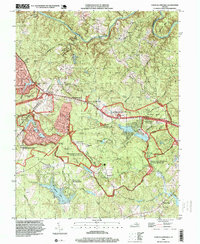 Chancellorsville 1994 topographic map thumbnail