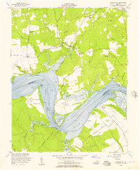 Charles City 1953 topographic map thumbnail