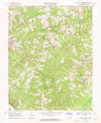Charlotte Court House 1968 topographic map thumbnail