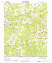 Charlotte Court House 1968 topographic map thumbnail
