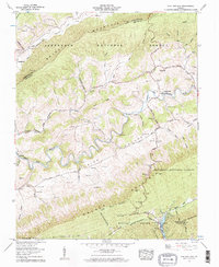 Chatham Hill 1958 topographic map thumbnail