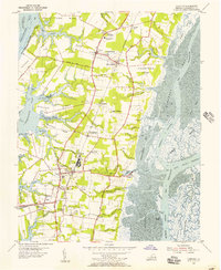 Cheriton 1955 topographic map thumbnail