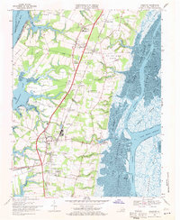 Cheriton 1968 topographic map thumbnail