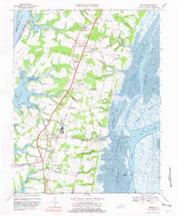 Cheriton 1968 topographic map thumbnail